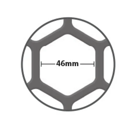 PLASTIC BRICKGUARD (HEXGUARD) - 100 pack - Available in 7 colours